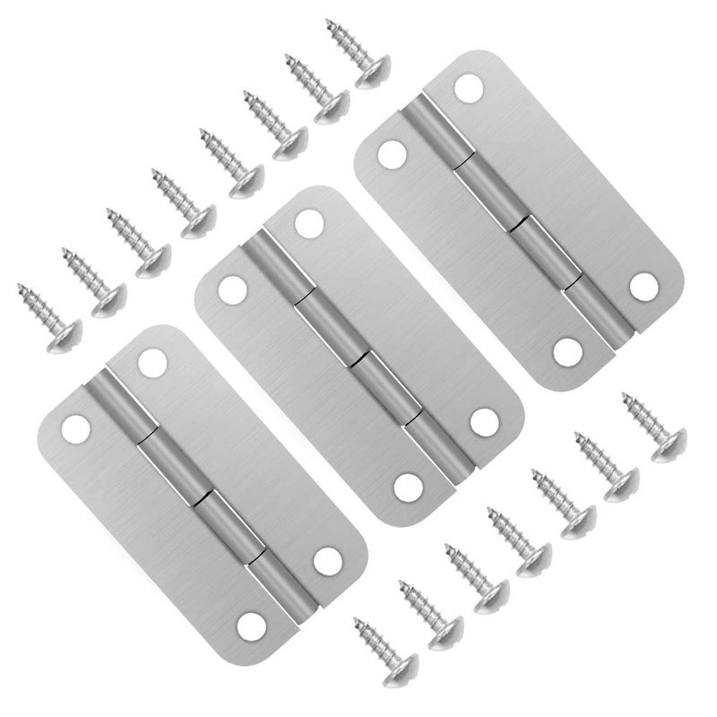 Picowe 3 Pack Cooler Hinges for Igloo Ice Chests, Cooler Stainless Steel Hinges Replacement Set with Screws - Image 1